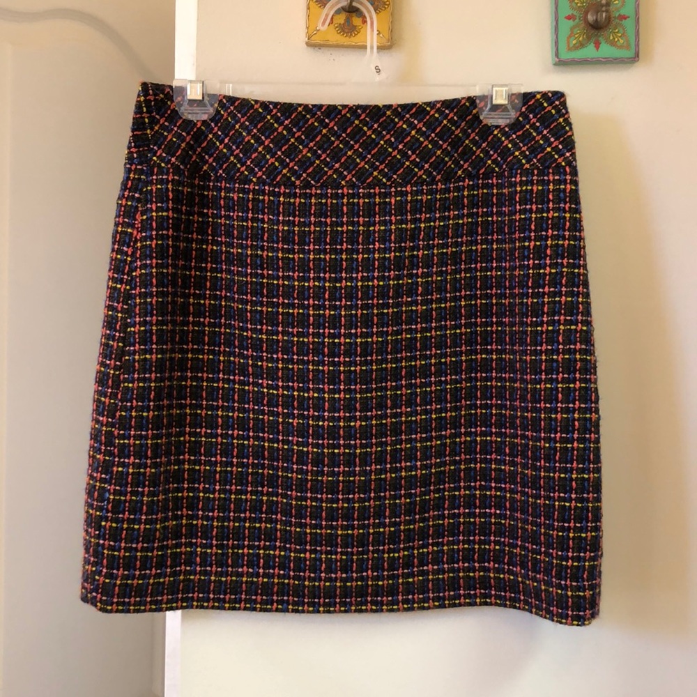 Retro Loft Plaid Skirt